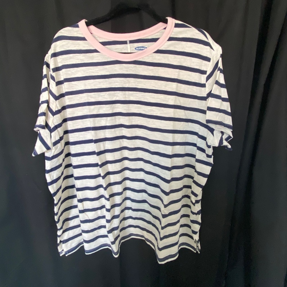 Striped ringer tee NWOT